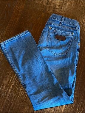 Wrangler Retro Slim Boot Cut 34x34 Medium Blue Wash